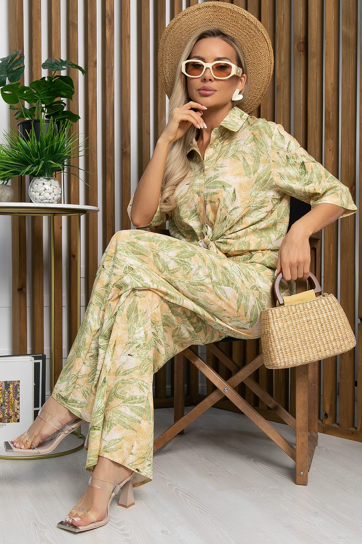 Костюм Алиот (оранжево-зеленый) К13251-7М