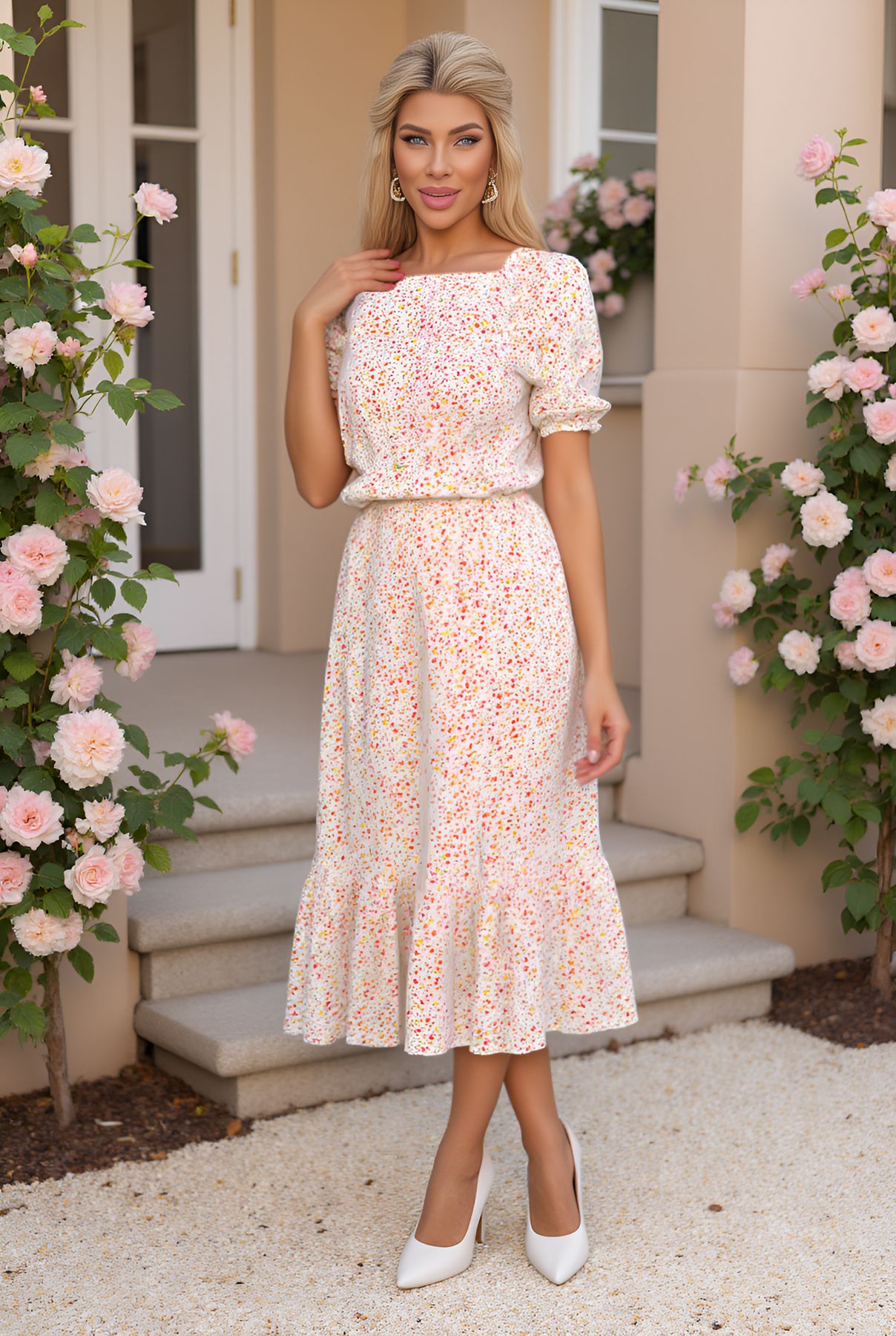 Платье Мирэль (белое) П13861-35М