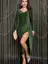 Платье Вау-эффект (зеленое) П11981