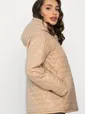 Куртка демисезонная стеганая (бежевая) Б14362-25М