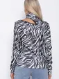 Лонгслив Зебруша (черно-белый) Б11037