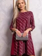 Платье Леди Элегант (темно-красное) П14827-10М