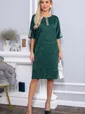 Платье трикотажное Кайла (зеленое) П14587-10М
