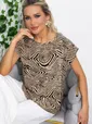 Блуза Покоряя сердца (зебра) Б13539-1М