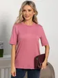 Футболка базовая (розовая) Б15578-10М