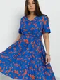 Платье Признание в любви (синее) П12654-25