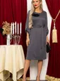 Платье Лайма (серое) П14793-4М