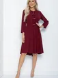 Платье Холли (бордовое) П11994