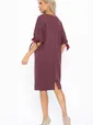 Платье трикотажное Кайла (бордовое) П14782-10М