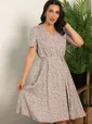 Платье Мисс Романтика (кофе с молоком) П16064-25М