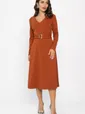 Платье трикотажное Парижанка (терракот) П14335-10М