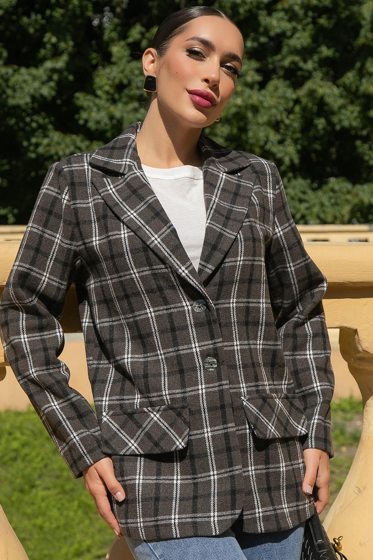 Пальто-пиджак Чендлер (серый) Б14156-7М