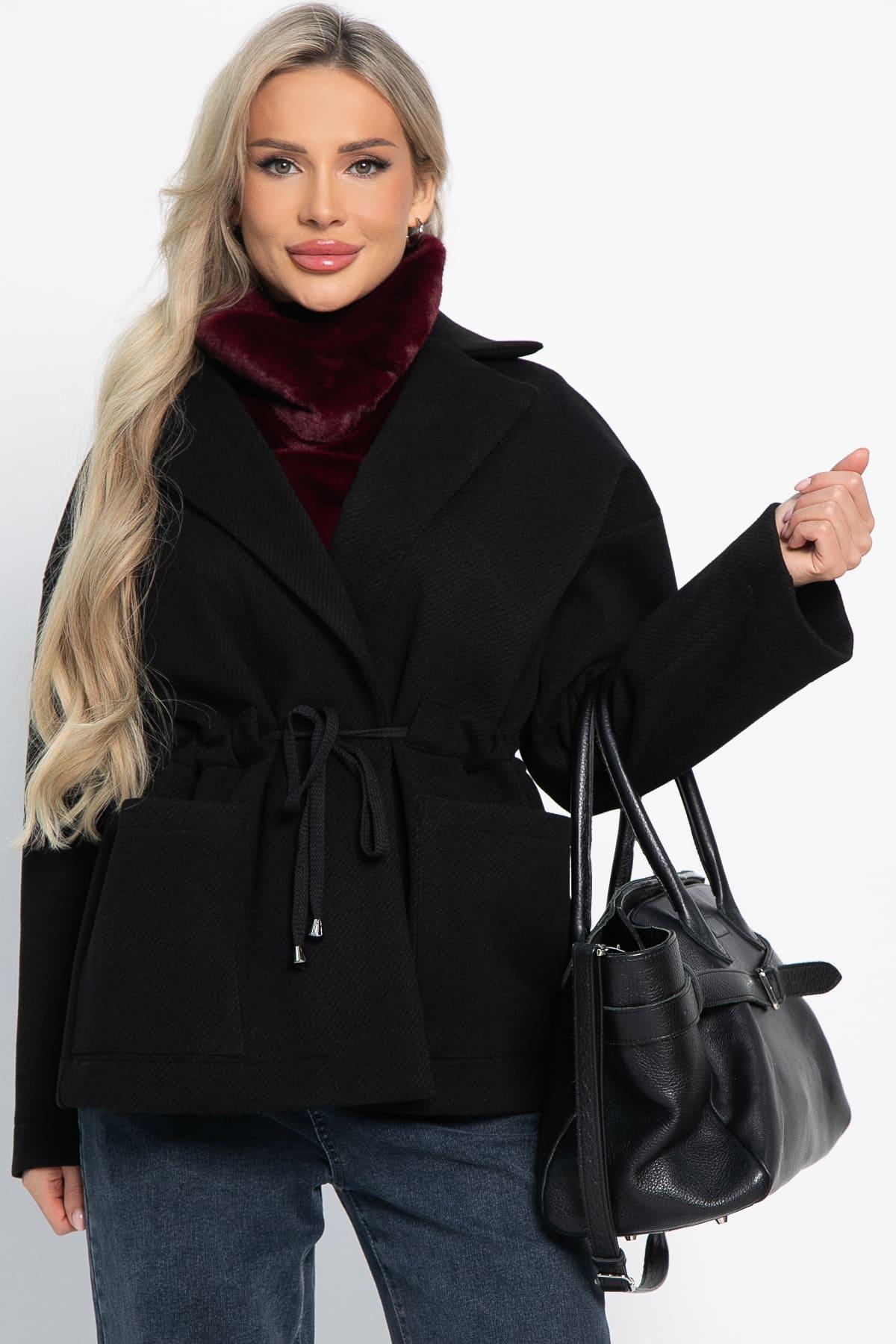 Пальто-пиджак (черный) Б15084-7М