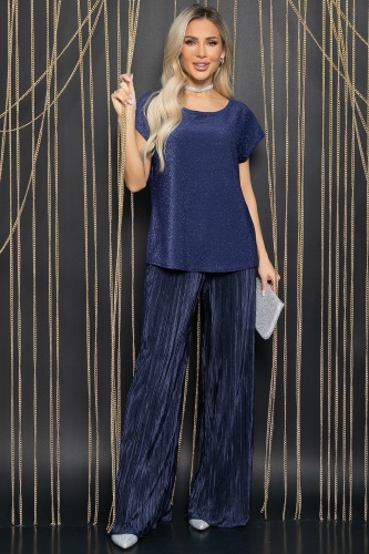 Костюм праздничный Новый тренд (синий) К14475-7М