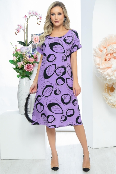 Платье "Бренди" (лаванда) П5541