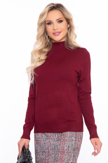 Водолазка "Зимняя история" (бордо) Б3030