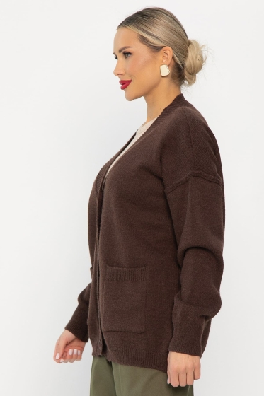 Кардиган Абелия (шоколад) Б14234-20М