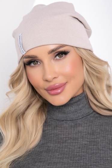Шапка LT Collection (светлый беж) Ш17