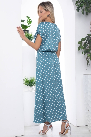 Платье Кейтлин бирюзовое П10140