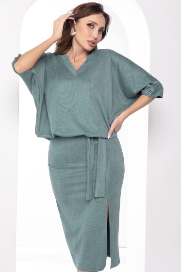 Платье "Вэнсдей" (мята) П8283