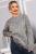 Свитер оверсайз Анита (серый) Б14759-1М