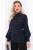 Блуза "Идеальная асимметрия" (темно-синяя) Б2955 Блуза "Идеальная асимметрия" (темно-синяя) Б2955