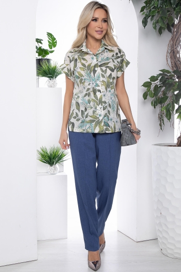 Блуза "Батистория" (молочная) Б8723