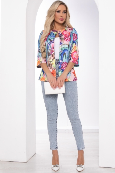 Жакет "Цветочная сказка" Б7825