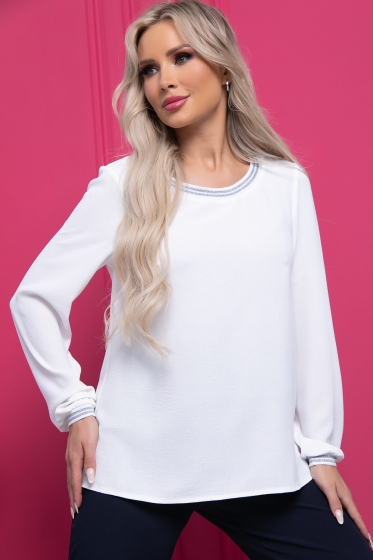 Блузка "Леа" Б7315 (вайт)