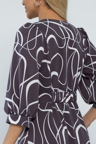 Платье Мадлен (графит) П13524-18М