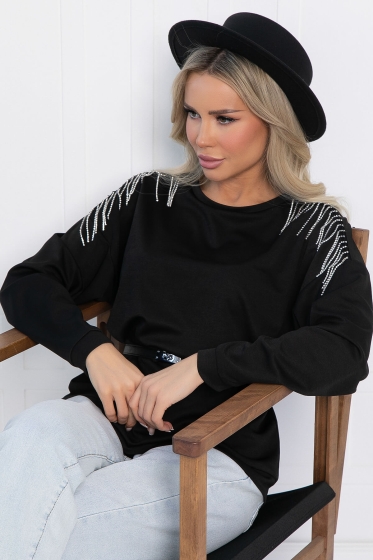 Свитшот Луана (черный) Б12737-5М
