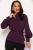 Блуза "Идеальная асимметрия" (баклажан) Б4187 Блуза "Идеальная асимметрия" (баклажан) Б4187