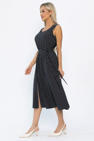 Платье Поцелуй солнца (черное) П13904-19М