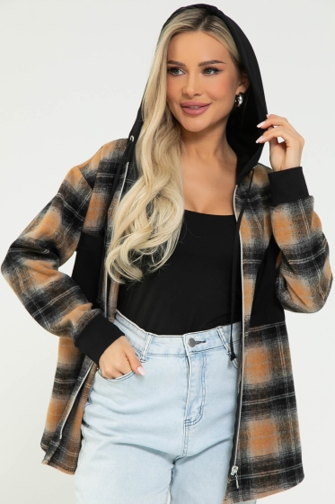 Рубашка Больше чем стиль (коричневая) Б12874М