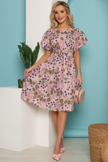 Платье "Фантазия" (розовое парфе) П3556