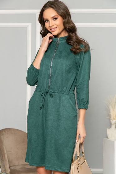 Платье "Сафари" (изумруд) П5002