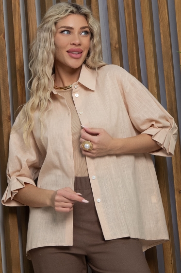 Блуза Ясмина (бежевая) Б13306-5М