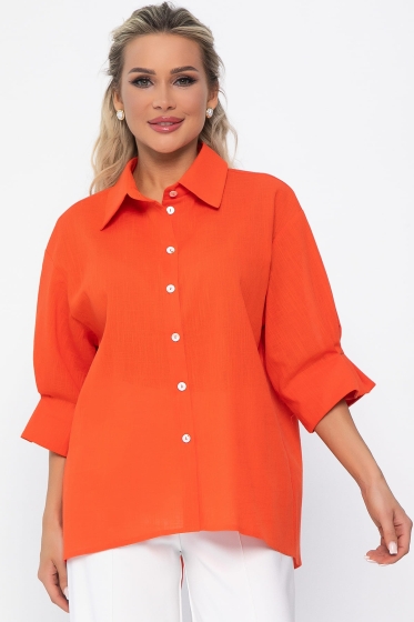 Блуза Ясмина (оранжевая) Б13620-5М