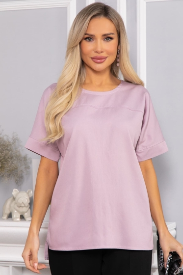 Блуза Лореаль (пудро-лиловая) Б14605-47М