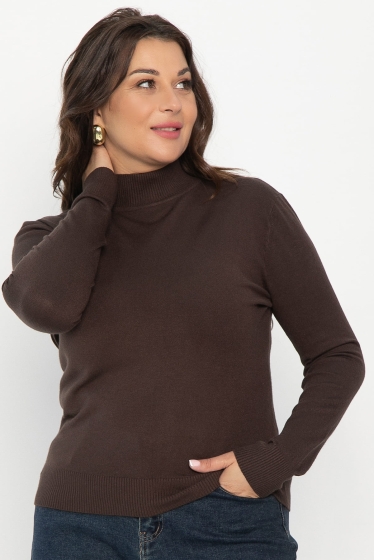 Водолазка Осенняя история (шоколад) Б14553-20М