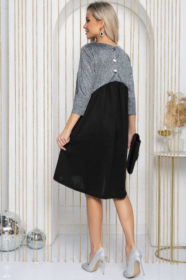 Платье Леди Элегант (серебро) П12208-10