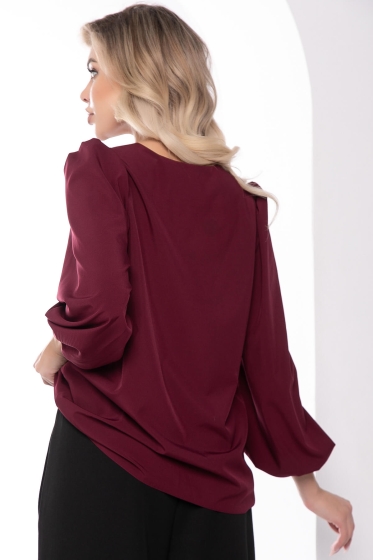 Блуза "Анима" ( марсала) Б7526