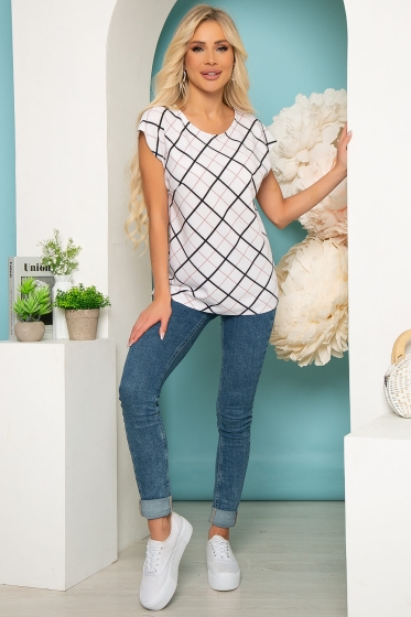 Блуза "Татьяна" (молочная) Б3839