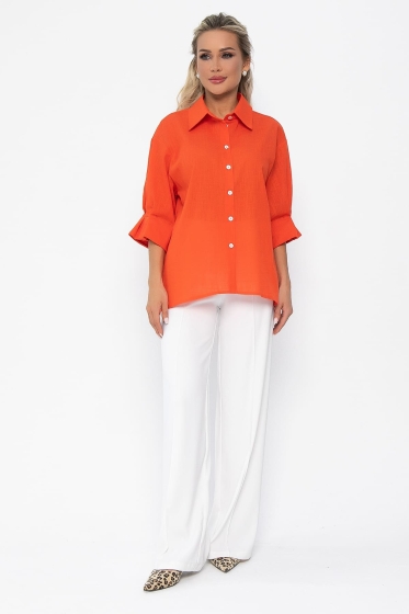 Блуза Ясмина (оранжевая) Б13620-5М