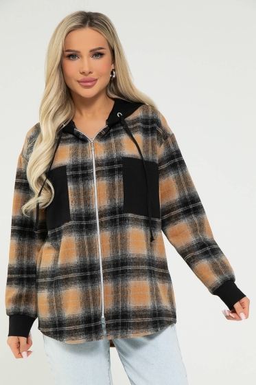 Рубашка Больше чем стиль (коричневая) Б12874М