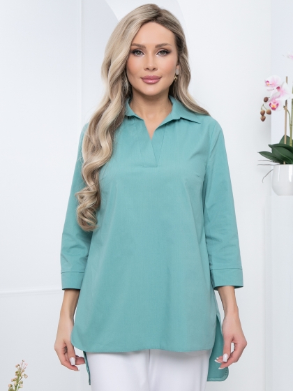 Рубашка "Классика времени" (оливковая) Б4306