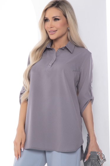 Блуза "Магда" (серая) Б8903
