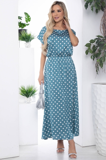 Платье Кейтлин бирюзовое П10140