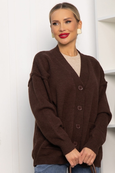 Кардиган Абелия (шоколад) Б14234-20М