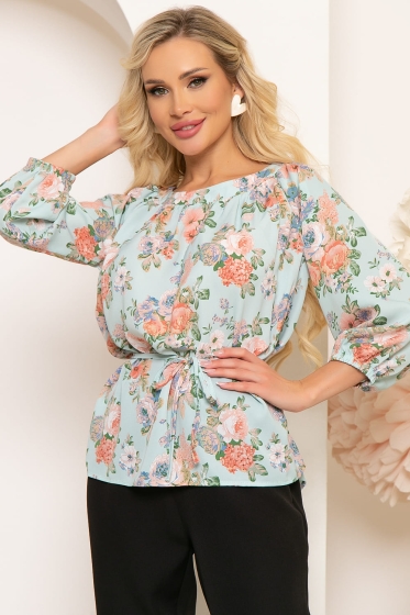 Блуза "Моника" (нежная мята) Б3956